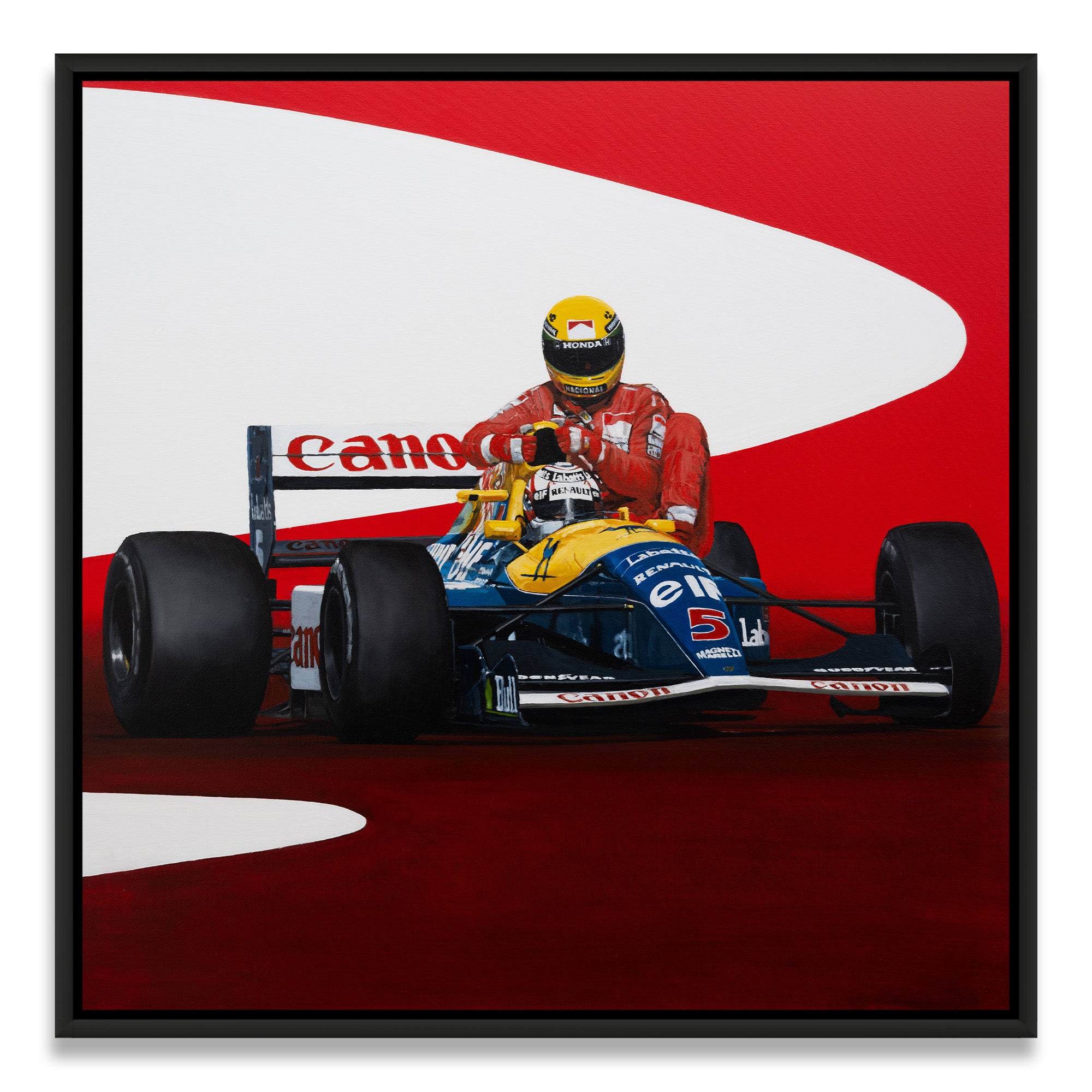 Mansell x Senna