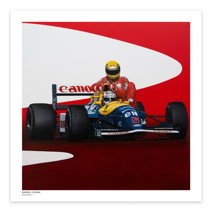 Mansell x Senna